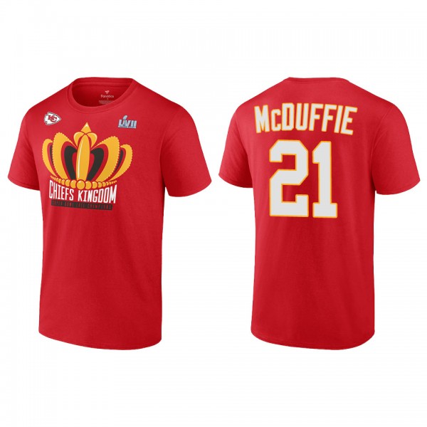 Trent McDuffie Kansas City Chiefs Red Super Bowl L...