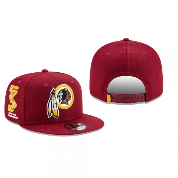 Washington Redskins Burgundy Tribute 9FIFTY Adjustable Hat