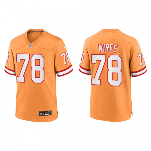 Tristan Wirfs Tampa Bay Buccaneers Orange Throwbac...