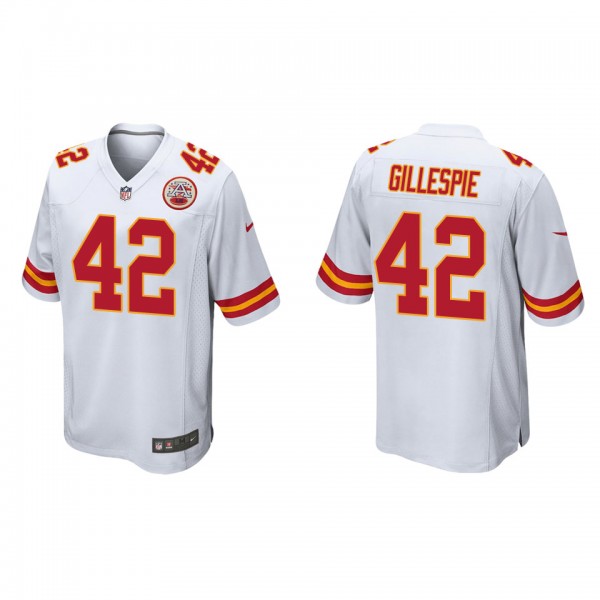 Men's Kansas City Chiefs Tyree Gillespie White Gam...