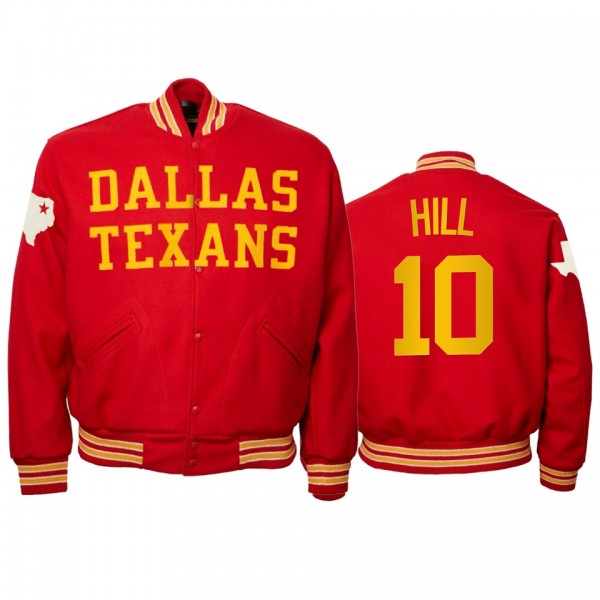 Dallas Texans Tyreek Hill Red 1960 Authentic Vintage Jacket