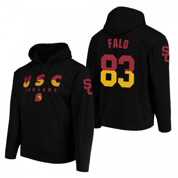 USC Trojans Josh Falo #83 Black Wedge Performance ...