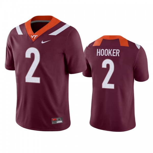 Virginia Tech Hokies Hendon Hooker Maroon Game Foo...
