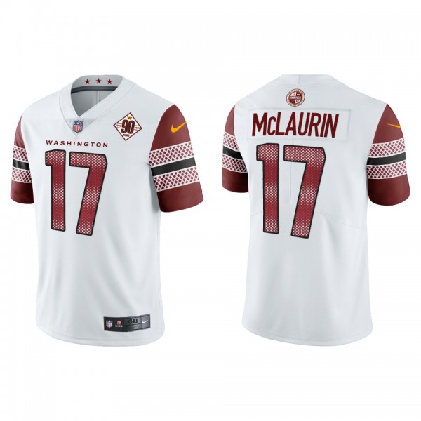 Terry McLaurin Commanders White 90th Anniversary Limited Jersey