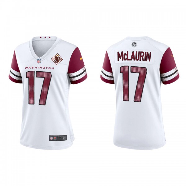 Terry McLaurin Women's Commanders White 90th Anniversary Game Jersey
