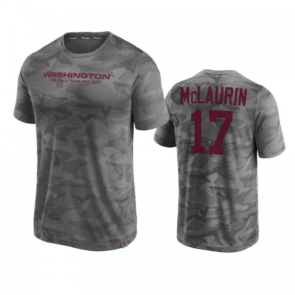 Washington Football Team Terry McLaurin Gray Camo Jacquard T-Shirt