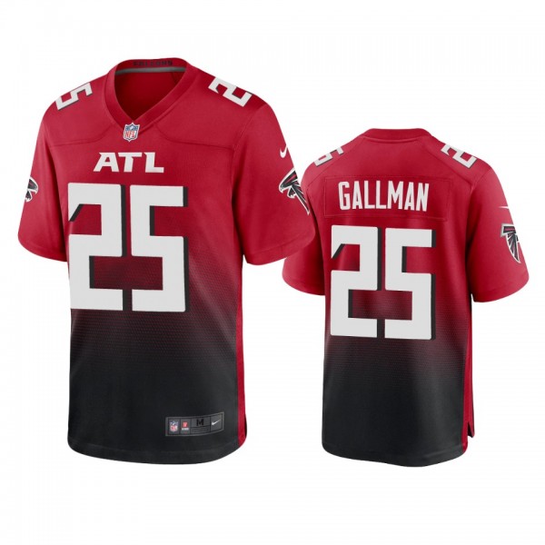 Atlanta Falcons Wayne Gallman Red Game Jersey