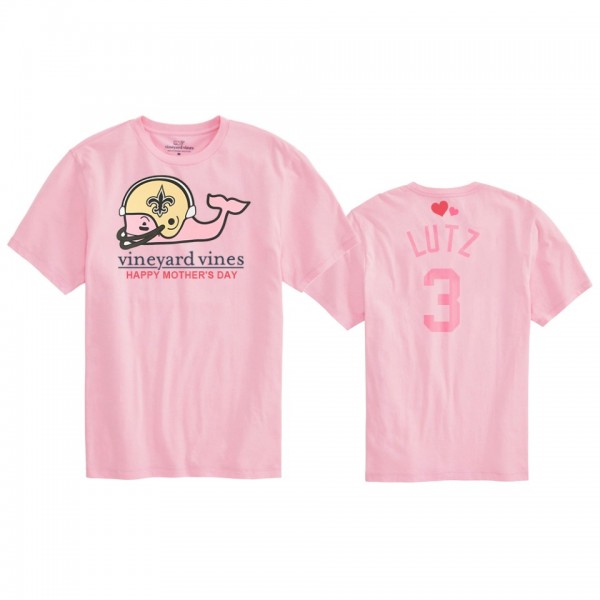 Women's New Orleans Saints Wil Lutz Pink Mother's ...