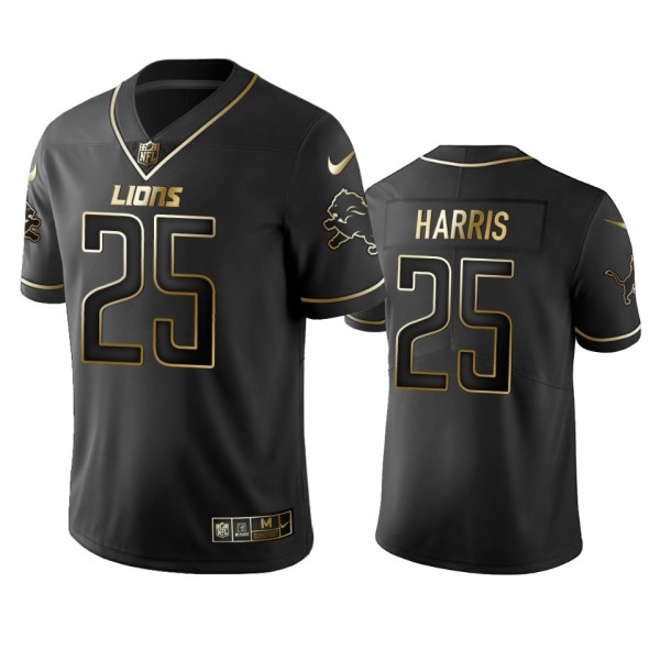 Will Harris Lions Black Golden Edition Jersey