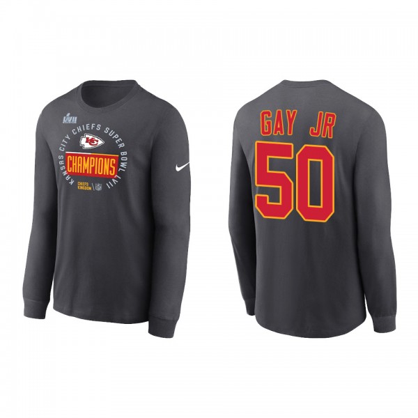 Willie Gay Jr. Kansas City Chiefs Anthracite Super...