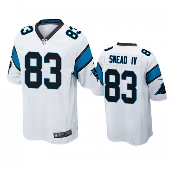 Carolina Panthers Willie Snead IV White Game Jerse...