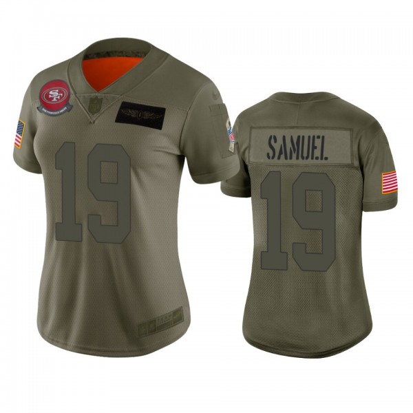 Women's San Francisco 49ers Deebo Samuel Camo 2019...