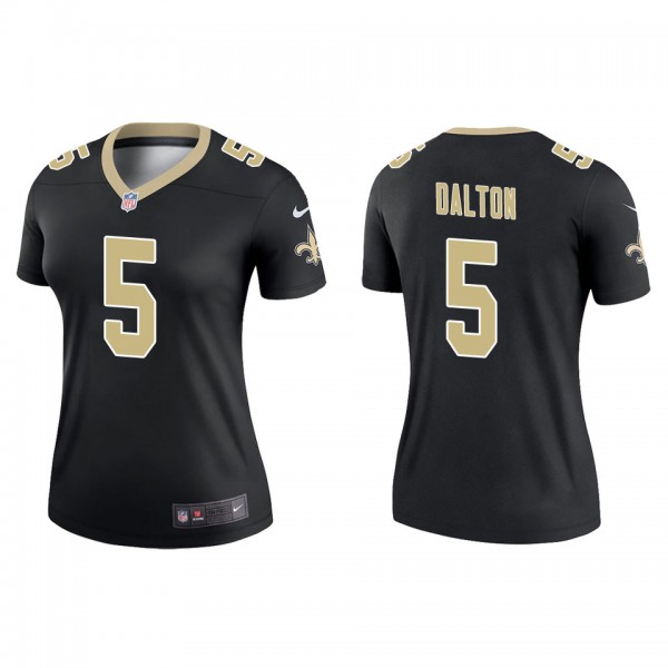 Women's New Orleans Saints Andy Dalton Black Legen...