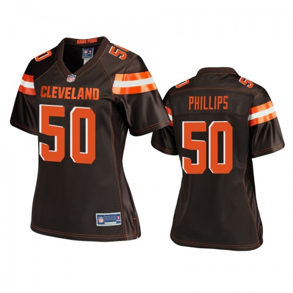 Cleveland Browns Jacob Phillips Brown Pro Line Jersey - Women's