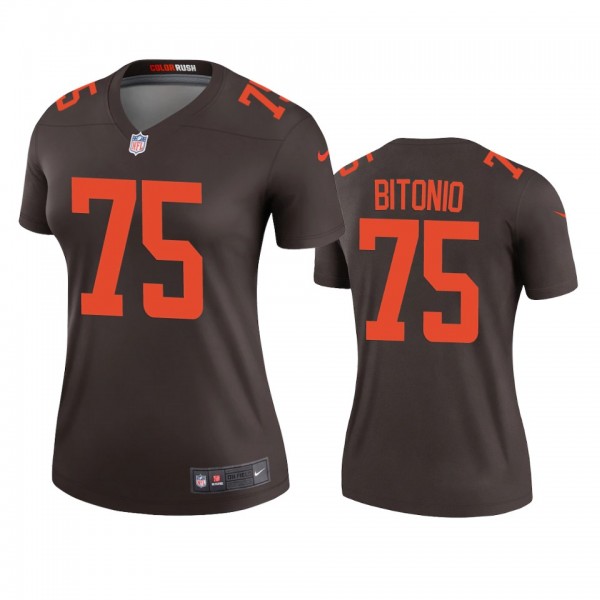 Cleveland Browns Joel Bitonio Brown 2020 Alternate...