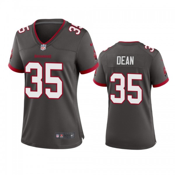 Women's Tampa Bay Buccaneers Jamel Dean Pewter 202...