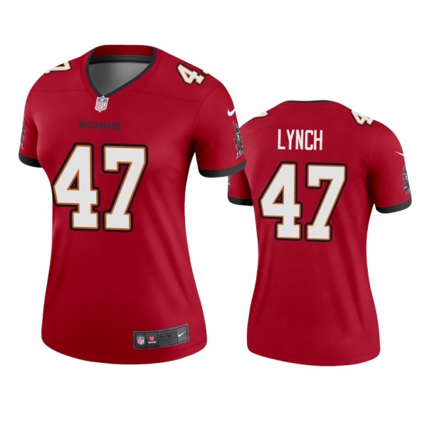 Tampa Bay Buccaneers John Lynch Red 2020 Legend Jersey - Women's