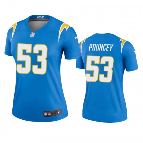 Los Angeles Chargers Mike Pouncey Powder Blue 2020...
