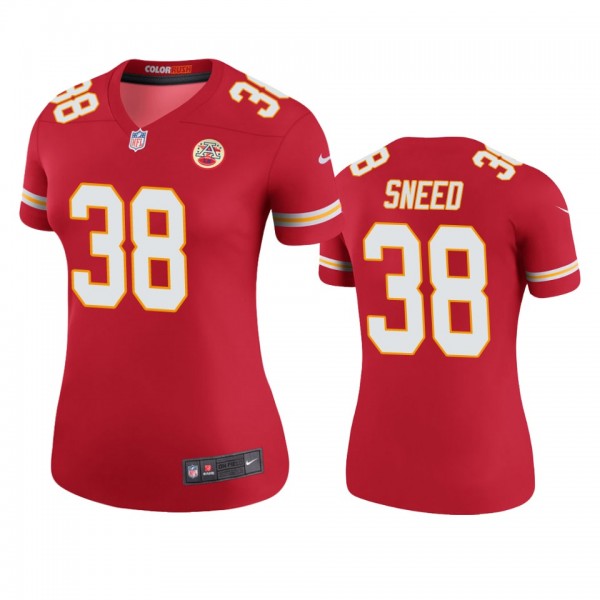 Kansas City Chiefs L'Jarius Sneed Red Color Rush L...