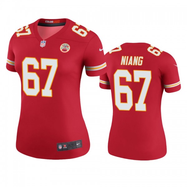 Kansas City Chiefs Lucas Niang Red Color Rush Lege...