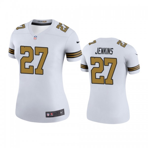 New Orleans Saints Malcolm Jenkins White Color Rus...