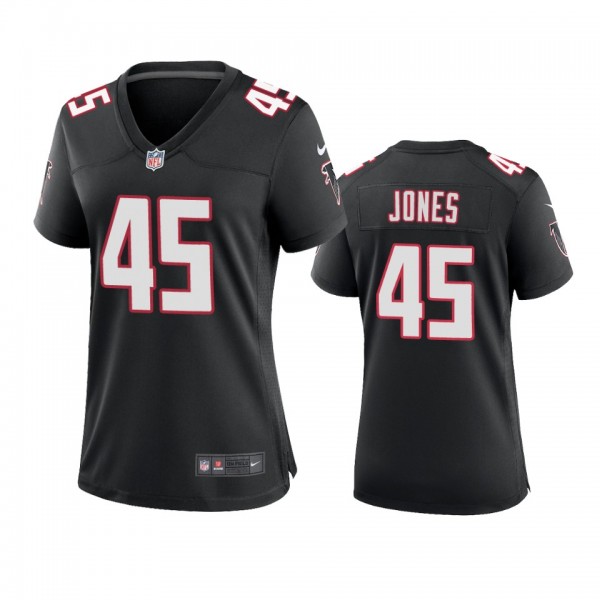 Women's Atlanta Falcons Deion Jones Black 2020 Thr...