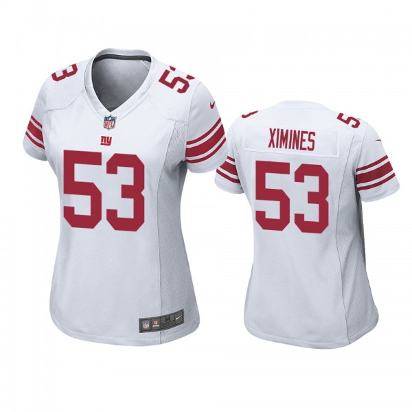 New York Giants Oshane Ximines White 2019 NFL Draf...