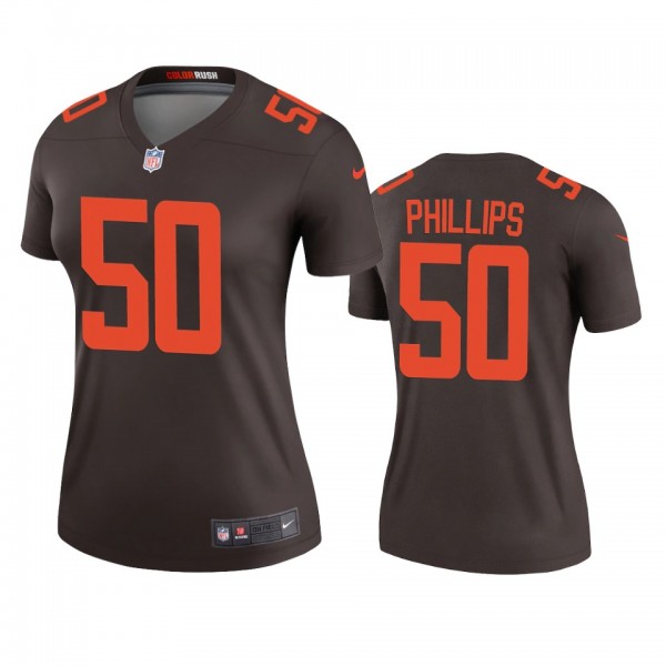 Cleveland Browns Jacob Phillips Brown Alternate Le...