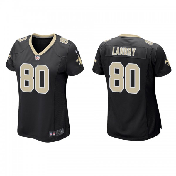 Women's New Orleans Saints Jarvis Landry Black Gam...