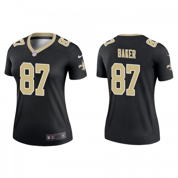 Women's New Orleans Saints Kawaan Baker Black Lege...