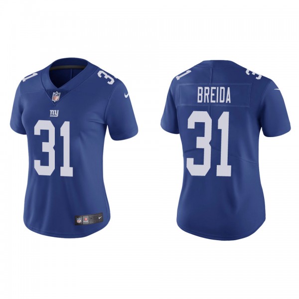 Women's New York Giants Matt Breida Royal Vapor Li...