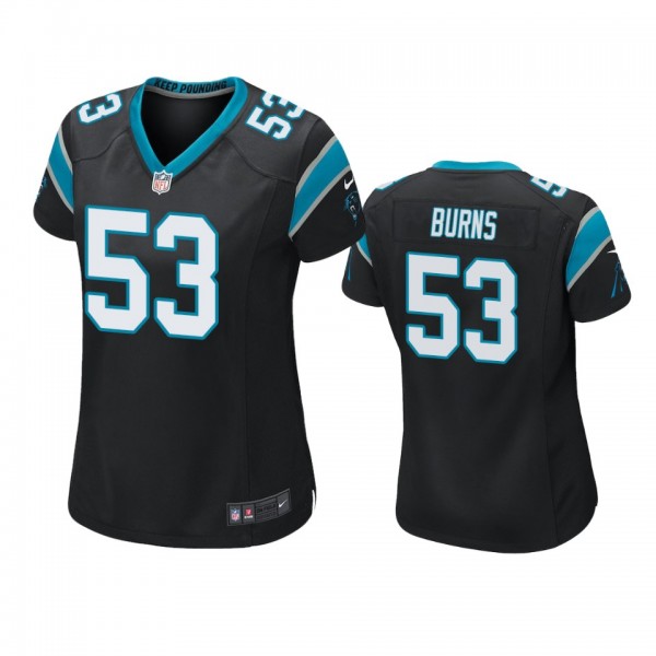 Carolina Panthers Brian Burns Black 2019 NFL Draft...