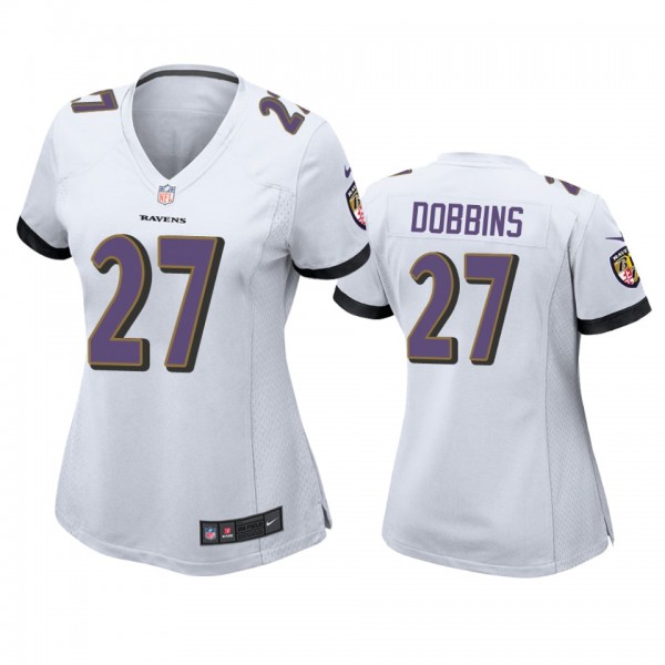 Baltimore Ravens J.K. Dobbins White 2020 NFL Draft...