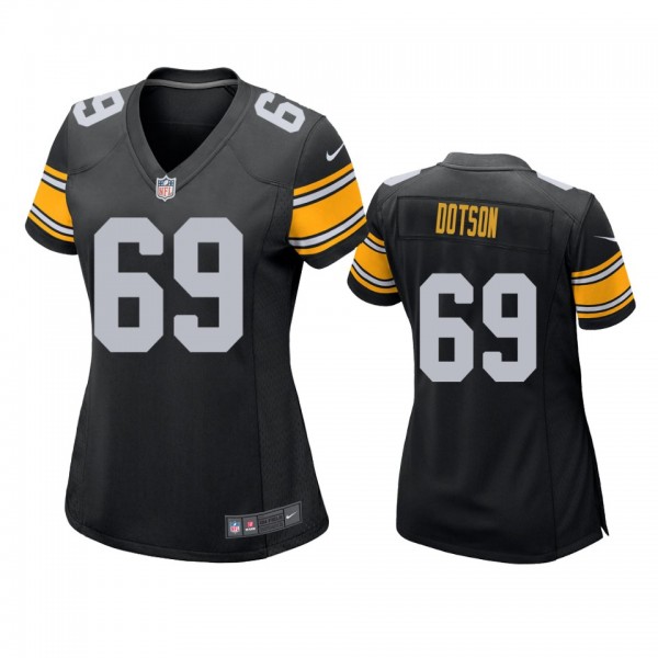 Pittsburgh Steelers Kevin Dotson Black Game Jersey