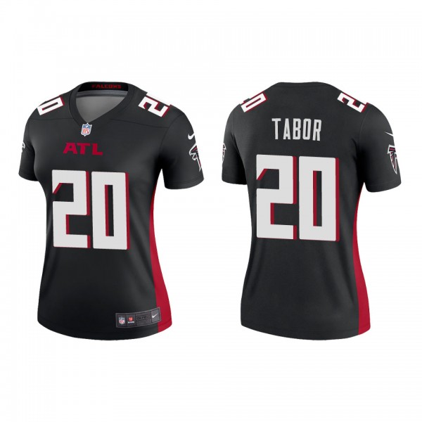 Women's Atlanta Falcons Teez Tabor Black Legend Je...