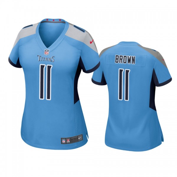 Tennessee Titans A.J. Brown Light Blue 2019 NFL Dr...