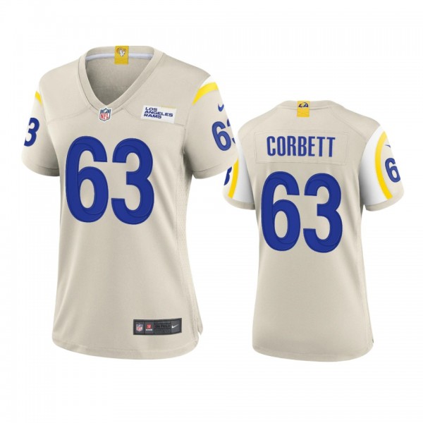 Women's Los Angeles Rams Austin Corbett Bone Game ...