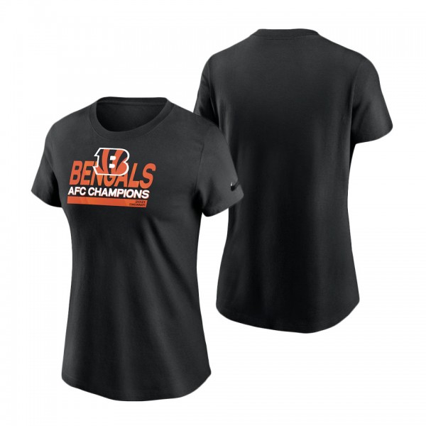 Women's Cincinnati Bengals Nike Black 2021 AFC Cha...