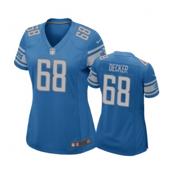 Detroit Lions Taylor Decker Blue Nike Game Jersey ...