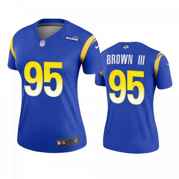 Los Angeles Rams Bobby Brown III Royal Legend Jers...