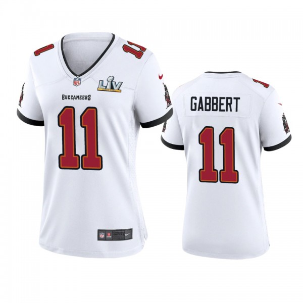 Women's Tampa Bay Buccaneers Blaine Gabbert White Super Bowl LV Game Jersey