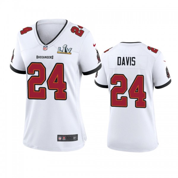 Women's Tampa Bay Buccaneers Carlton Davis White S...