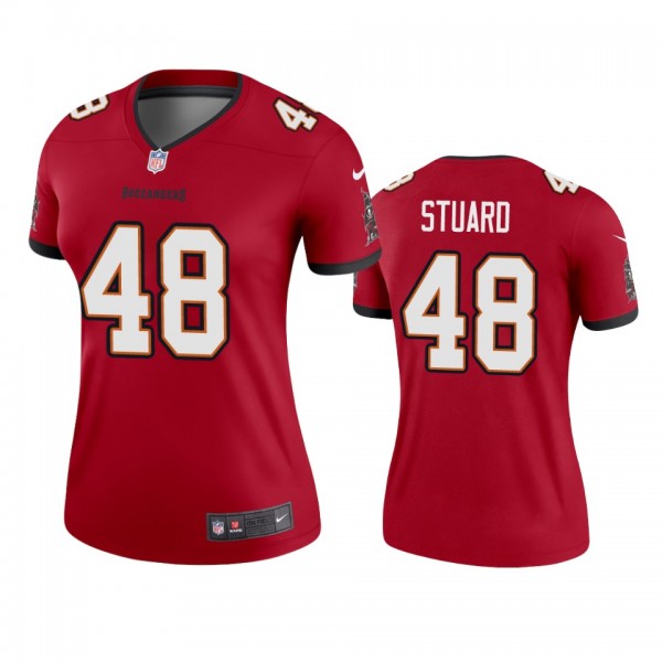 Tampa Bay Buccaneers Grant Stuard Red Legend Jerse...