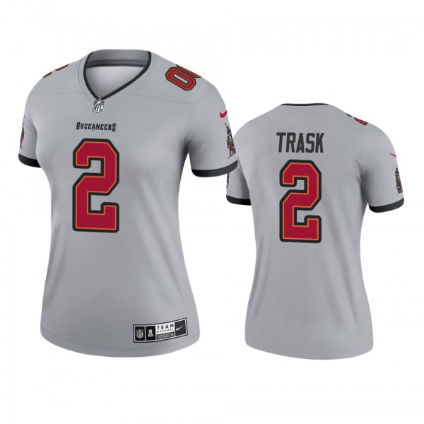 Women's Tampa Bay Buccaneers Kyle Trask Gray Inver...