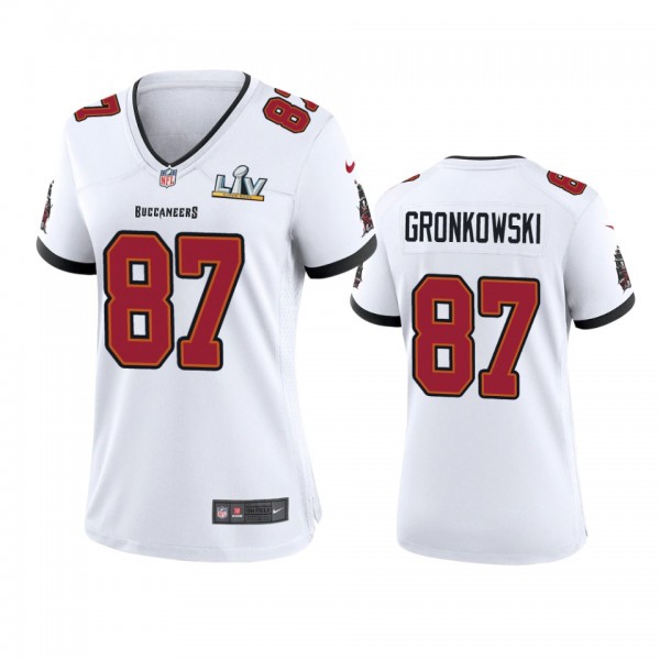 Women's Tampa Bay Buccaneers Rob Gronkowski White ...