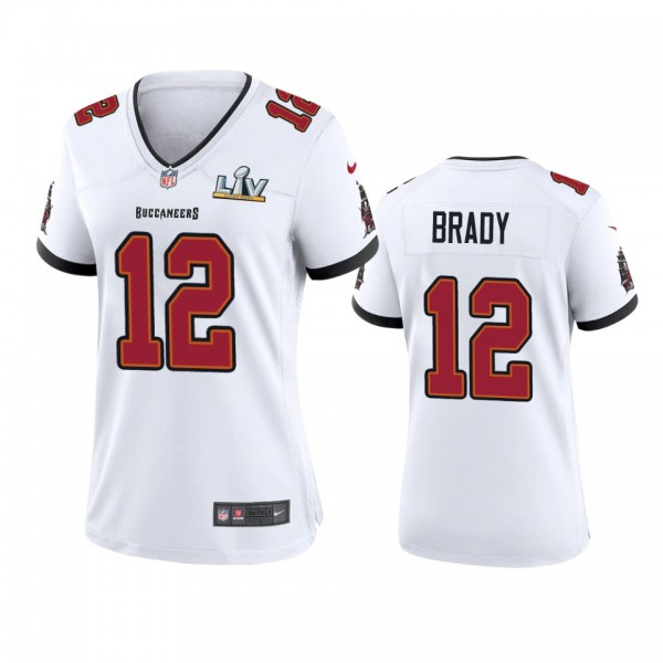 Women's Tampa Bay Buccaneers Tom Brady White Super...