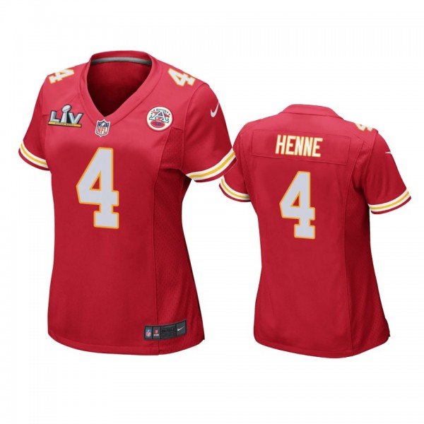 Women's Kansas City Chiefs Chad Henne Red Super Bo...