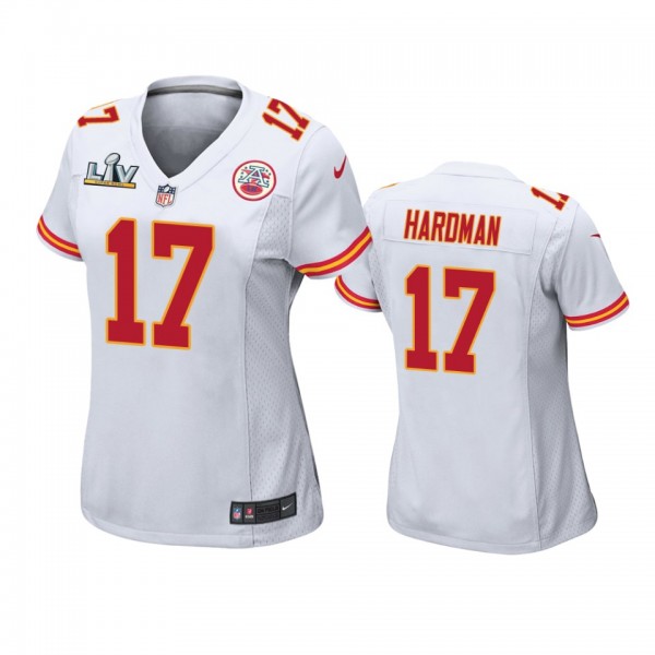 Women's Kansas City Chiefs Mecole Hardman White Su...