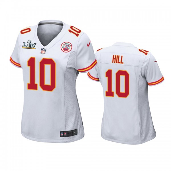 Women's Kansas City Chiefs Tyreek Hill White Super...