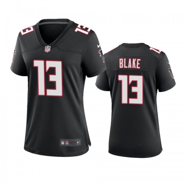 Women's Atlanta Falcons Christian Blake Black Thro...